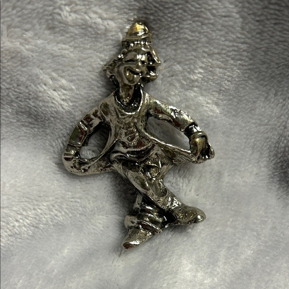 Set of Five Pewter Clowns - Picture 9 of 12